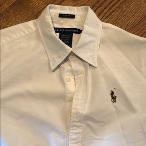 Ralph Lauren Slim Fit classic oxford White